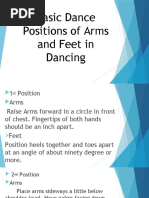 Basic Dance Positions of Arms and Feet in Dancing