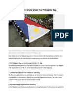 7 Facts You Should Know About The Philippine Flag