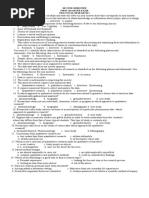 Second Semester First Quarter Exam Practical Research I