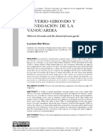 Del Gizzo. Girondo y La Negación de La Vanguardia PDF