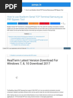 Realterm Serial TCP Terminal GUIDE