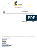 Khanan Builders Invoice Template