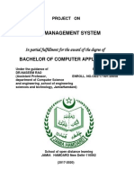 School Management System: Bachelor of Computer Application