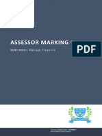 BSBFIM601 Assessor Marking Guide