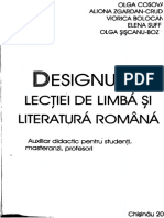 Designul Lecției de Limba Română PDF