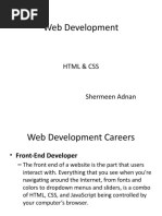 Lecture 1 HTML & Css