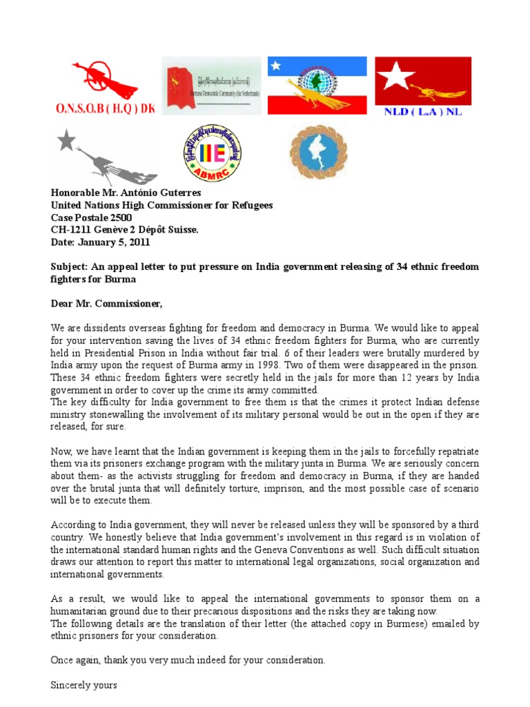 34 (Unhcr) | PDF | Myanmar | United Nations High Commissioner For Refugees