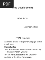 Web Development: HTML & Css