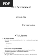 Web Development: HTML & Css