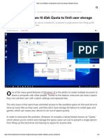 How To Use Windows 10 Disk Quota To Limit User Storage - Windows Central