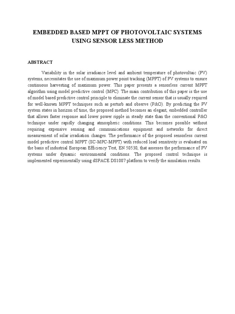 04-Embedded Based MPPT of Photovoltaic Systems Using Sensor Less Method ...
