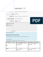 Pref - 3 - Vocabulary 1.3: Pregunta