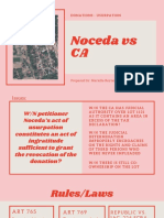 Noceda vs CA