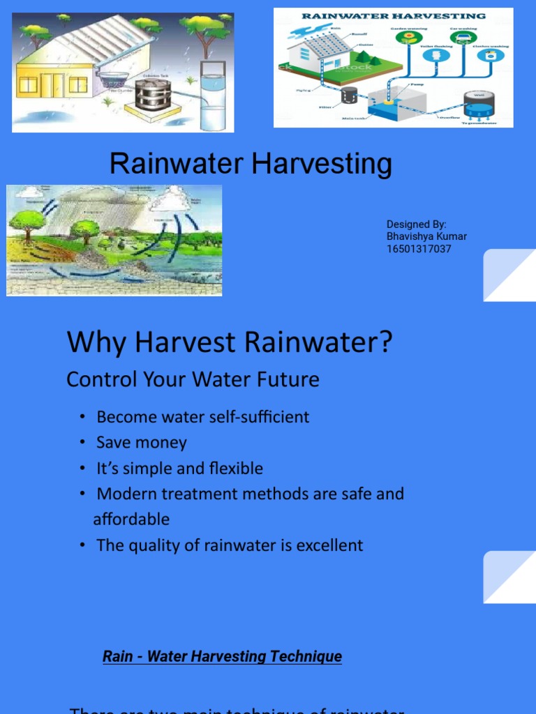 Rainwater Harvesting Techniques Explained | PDF