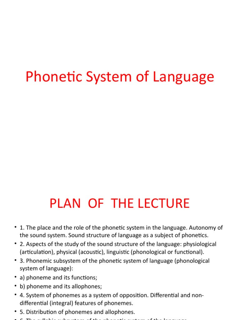 Phonetic Sysytem 27.03.20 | PDF | Stress (Linguistics) | Phonetics