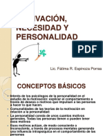 Motivación Necesidad y Personalidad