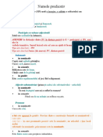 Numele Predicativ Fisa Teoretica