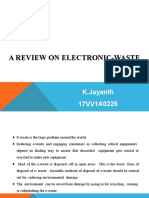 A Review On Electronic-Waste