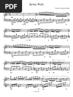 Chopin - Spring Waltz PDF