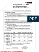 Engineering Bulletin - EB 99010: Shuttle Valve Design Improvement