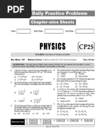 Physics: DPP - Daily Practice Problems