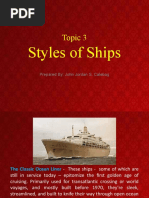 Topic 3 - Styles of Ships - Sizing Ships