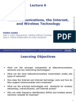 Lecture 6-Telecommunications, Internet and Wireless