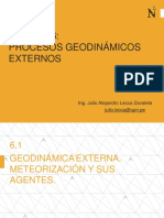 SESION 6 - Procesos Geodinamicos Externos