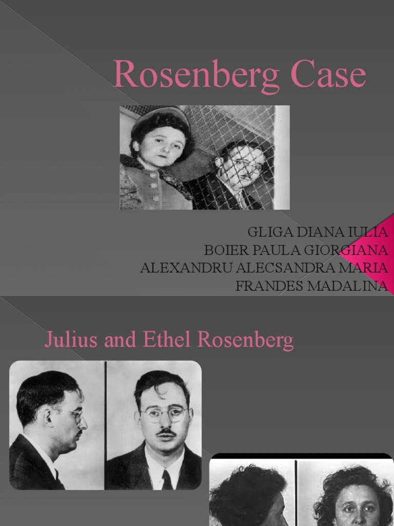 Rosenberg Espionage Case Overview | PDF