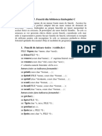 B17 - Functii de Biblioteca PDF