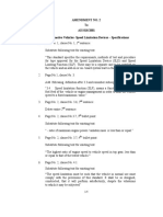 Amendment No. 2 To AIS 018/2001 Automotive Vehicles - Speed Limitation Devices - Specifications