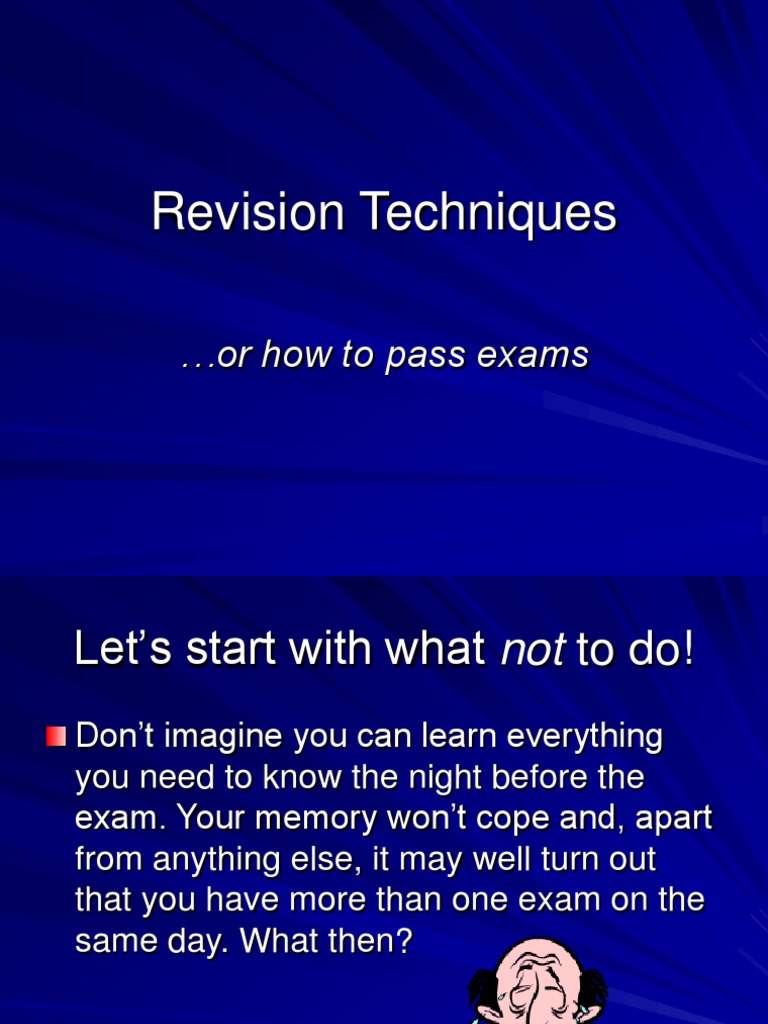 Effective Exam Revision Strategies | PDF | Cognition