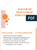 Taller de Sexualidad para Familias