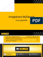 Inregistrare MyDewalt