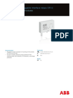 Pluggable Function Modules: Accessories For Pluggable Interface Relays CR-U