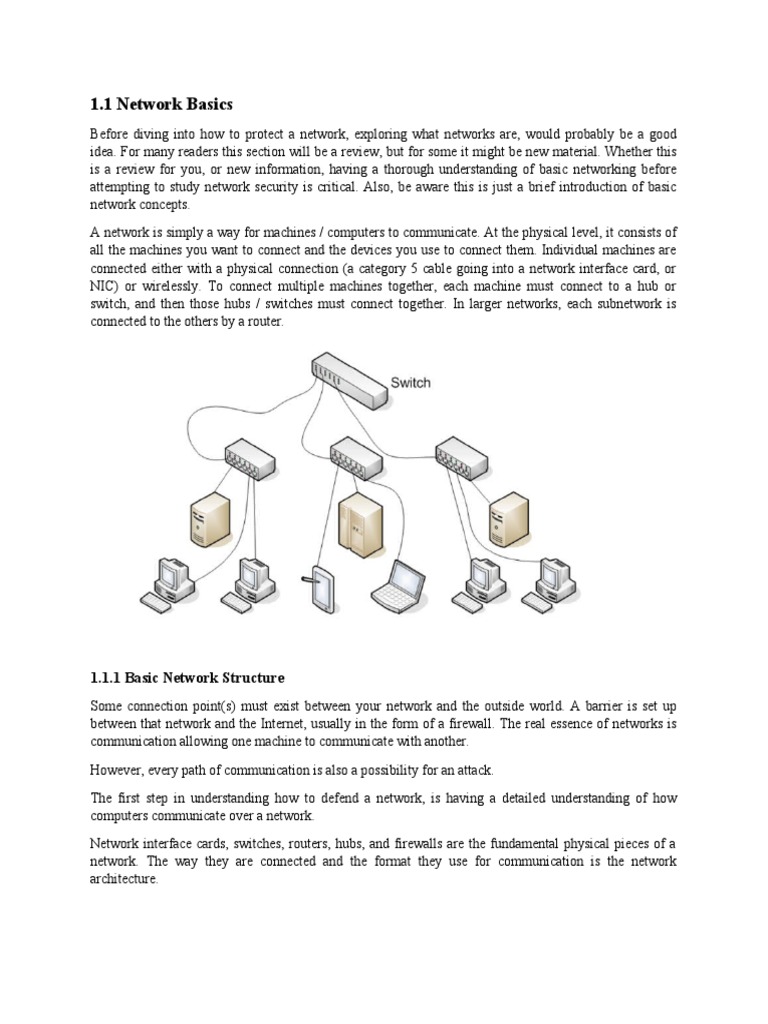 Understanding Basic Network Concepts | PDF | Technology & Engineering