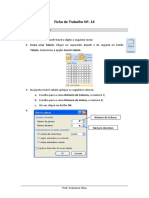 Ficha de Trabalho 14,15 - Opcionais