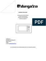 Microondas Encastre Grill Orbegozo MIG 2027 - IM