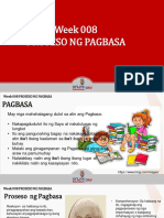 Lesson 9 Proseso NG PagbasaTeorya NG PagbasaIskema Bilang Proseso NG Pagbasa PDF