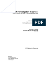 Le Rapport D'investigation Du Coroner