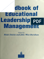 Handbook of Educational Leadership and Management-2003