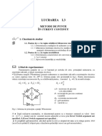 L3 - Metode de Punte in Curent Continuu