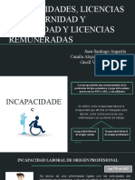 Incapacidades y Licencias