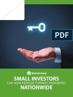 Small Investors Nationwide: Can Now Provide Turnkey Properties