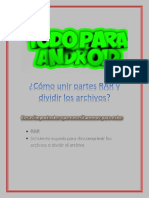 Como Unir y Dividir Con Rar