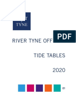 River Tyne Official Tide Tables 2020-Ed