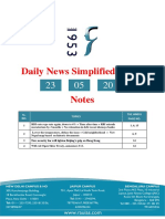 Daily News Simplified - DNS: SL. NO. Topics The Hindu Page No