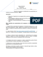 Guía N°2. 8° Año Lengua y Literatura Unidad 1 Adecuada.