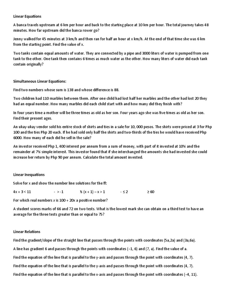 UPCAT Math | PDF | Quadratic Equation | Equations