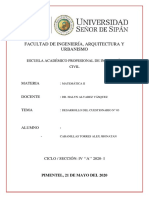 Derivadas de funciones compuestas y potencias en Matemática II